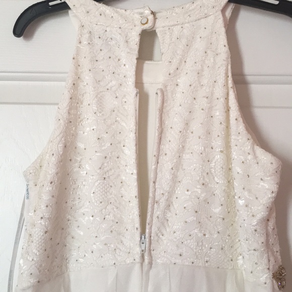 White Ruffle Dress - Picture 3 of 4